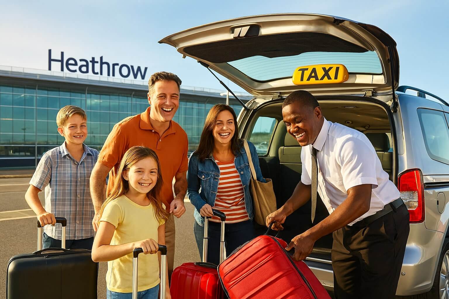 Affordable Heathrow Airport Taxi Options for Families & Groups | BPC Cars