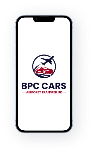 BPC Cars mobile app for booking airport taxi transfers in UK