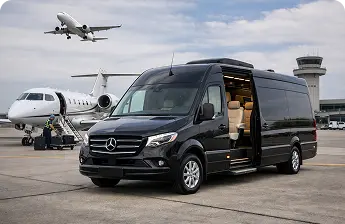 executive minibus airport transfer for VIP travel in London