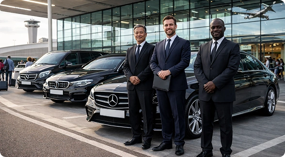 BPC Cars professional airport taxi fleet in London