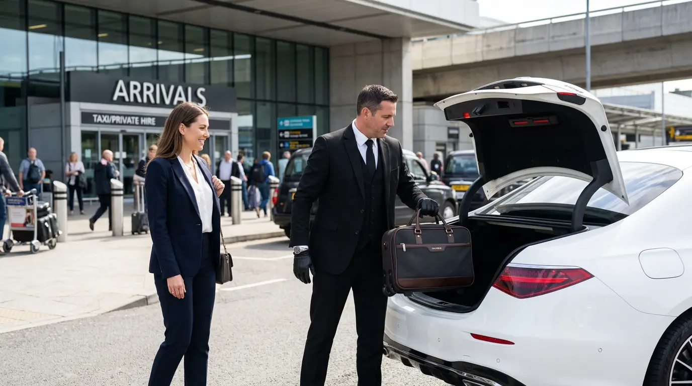 Croydon to Gatwick transfer with luggage assistance by BPC Cars
